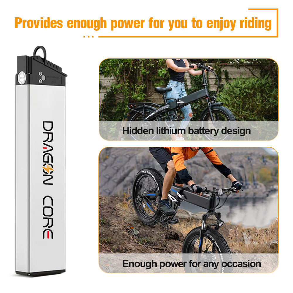 | Dragon core | 48v Ebike Battery Folding e-bike Battereies 48v 13Ah for Battery Built-in Electric Bike batteria for 350w-1000w E Bike Foldable e-Bike with Charger BMS (48v 13ah)