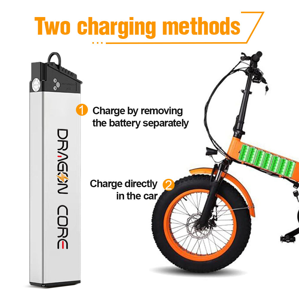 | Dragon core | 48v Ebike Battery Folding e-bike Battereies 48v 13Ah for Battery Built-in Electric Bike batteria for 350w-1000w E Bike Foldable e-Bike with Charger BMS (48v 13ah)