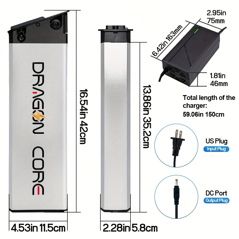 | Dragon core | 48v Ebike Battery Folding e-bike Battereies 48v 13Ah